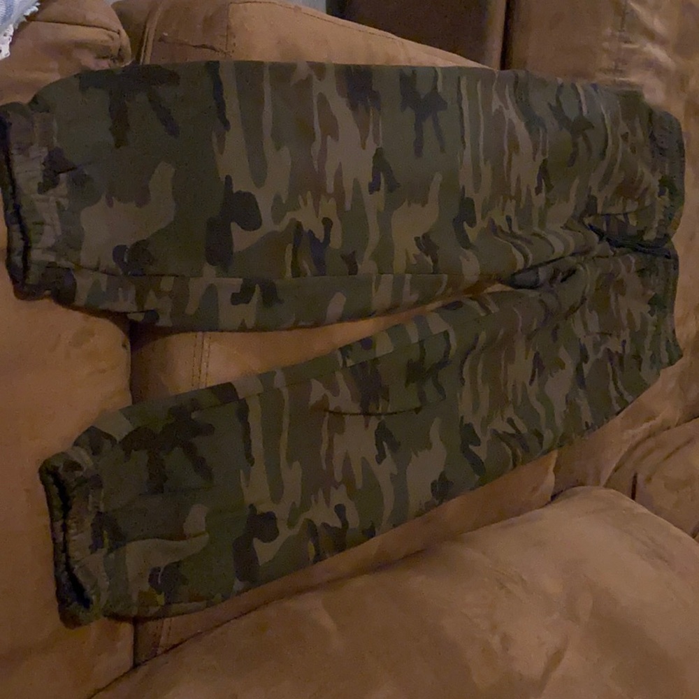 Green and black joggers size small used once